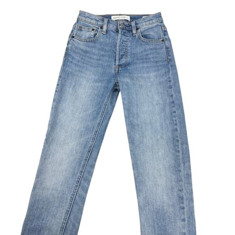DENIM FORUM Aritzia The Yoko High Rise Slim Jean Sz 23 - Picture 3 of 7